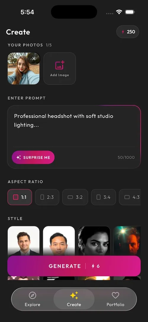 SelfAI app screenshot 2