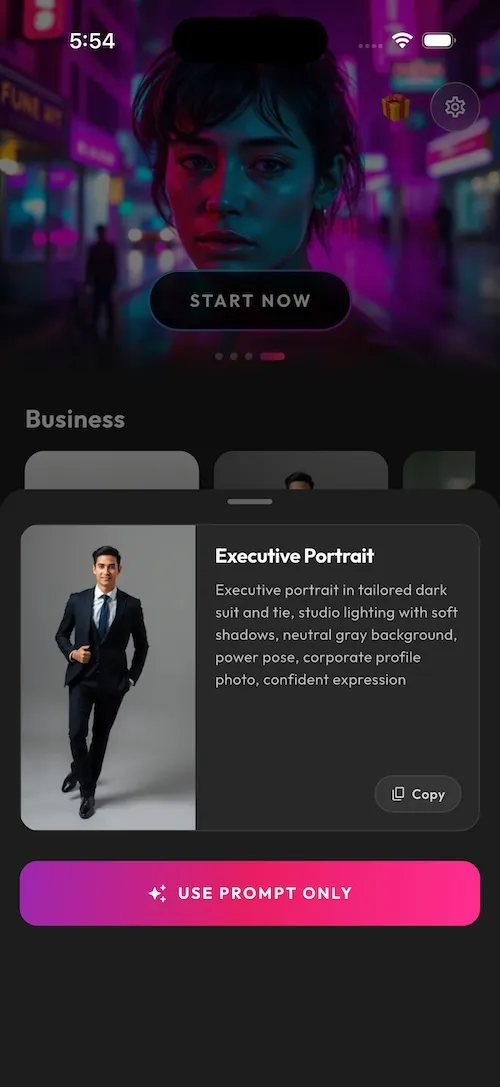 SelfAI app screenshot 3